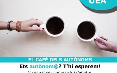 La UEA organitza el primer “Cafè dels Autònoms”  per posar en comú els temes que els afecten i planificar noves accions de cara al 2019