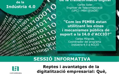 Jornada – Reptes i avantatges de la digitalització empresarial: Què, com i perquè?