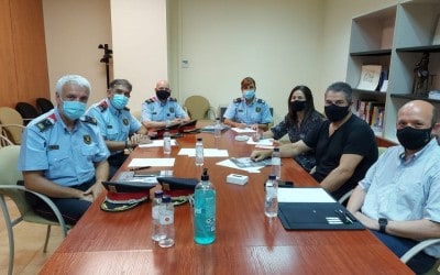 La UEA i els Mossos d’Esquadra es reuneixen per seguir col·laborant per vetllar per la seguretat de les empreses