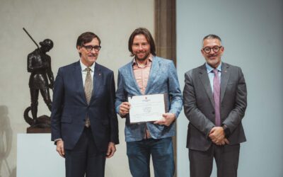 Jordi Aguilera Gassó rep el diploma de Mestre Artesà als Premis Nacionals d’Artesania