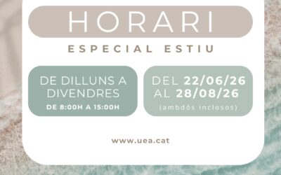 Horari especial d’estiu a la UEA